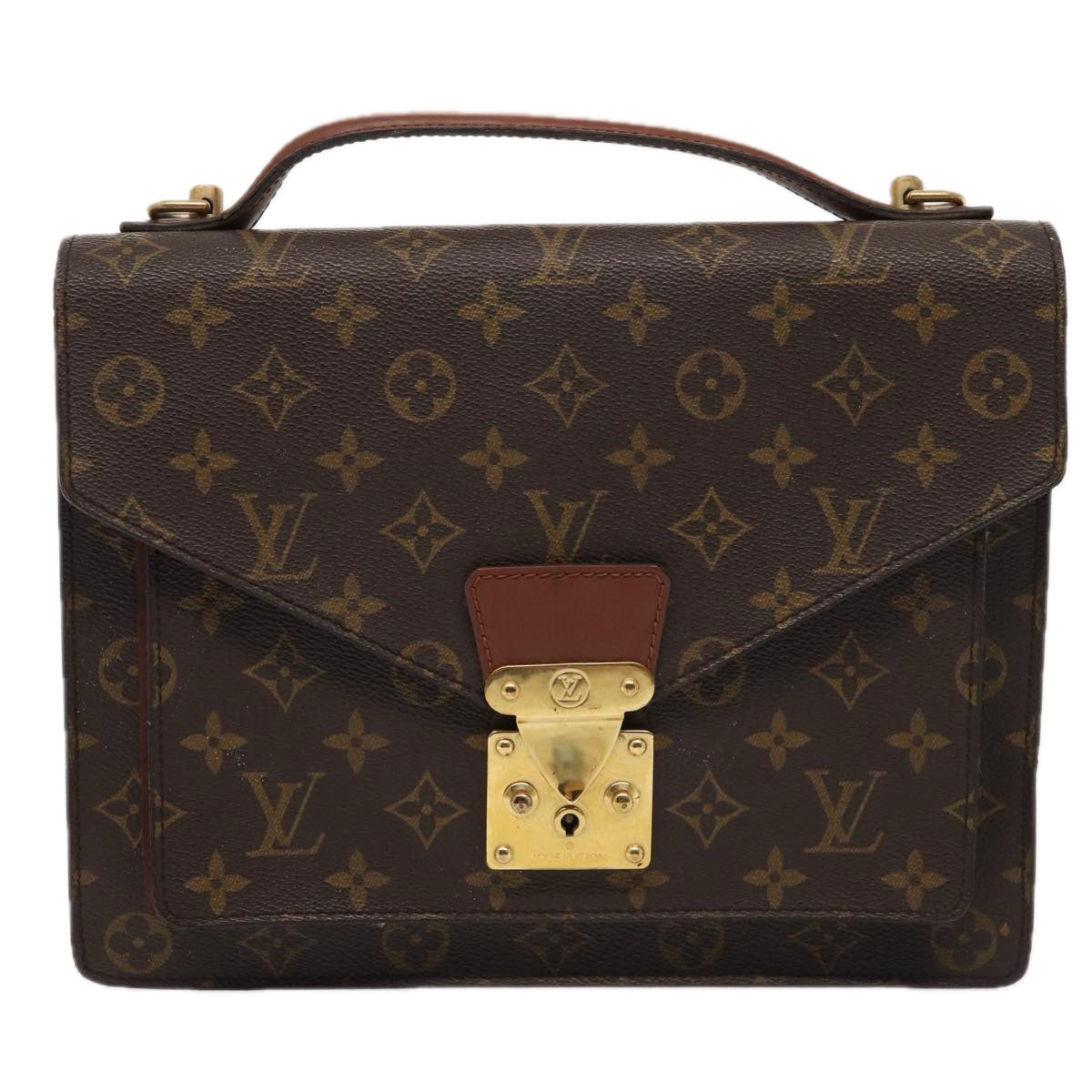 LOUIS VUITTON Monogram Monceau 28 Hand Bag 2way M51185 LV Auth 79198 - 0