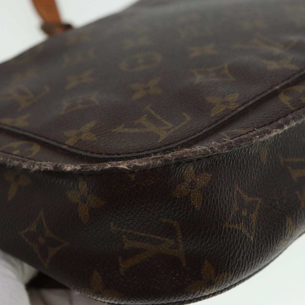 LOUIS VUITTON Monogram Saint Cloud GM Shoulder Bag M51242 LV Auth 79199