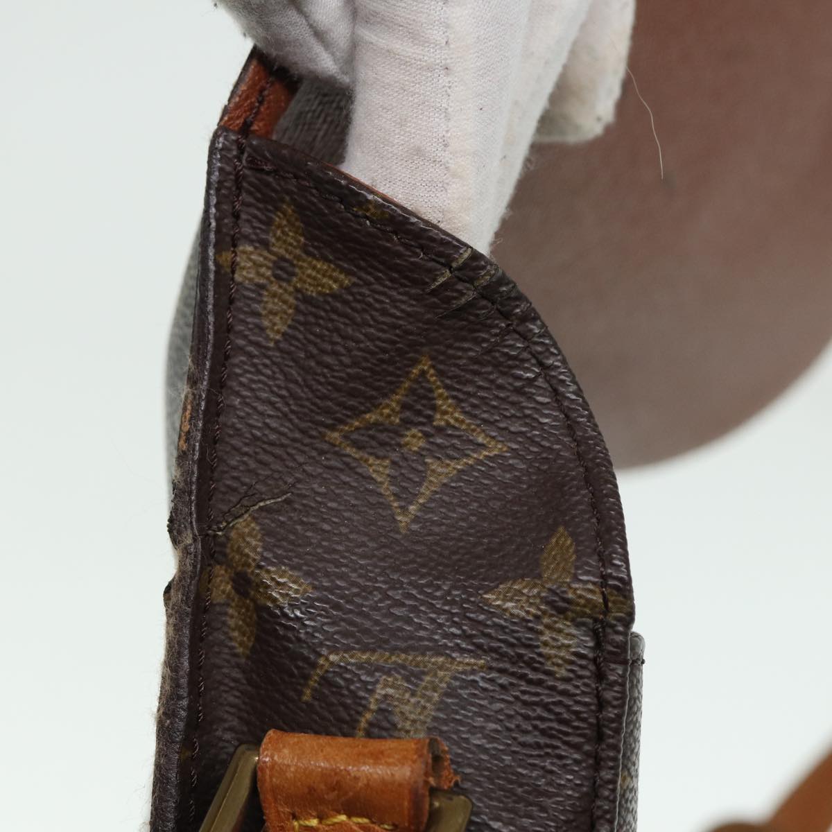 LOUIS VUITTON Monogram Saint Cloud GM Shoulder Bag M51242 LV Auth 79199