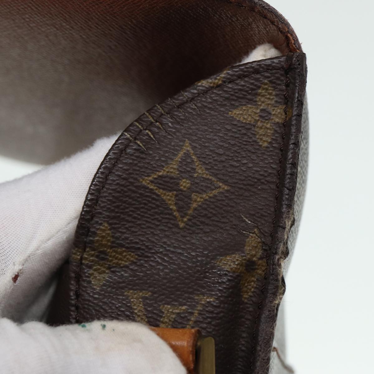 LOUIS VUITTON Monogram Saint Cloud GM Shoulder Bag M51242 LV Auth 79199