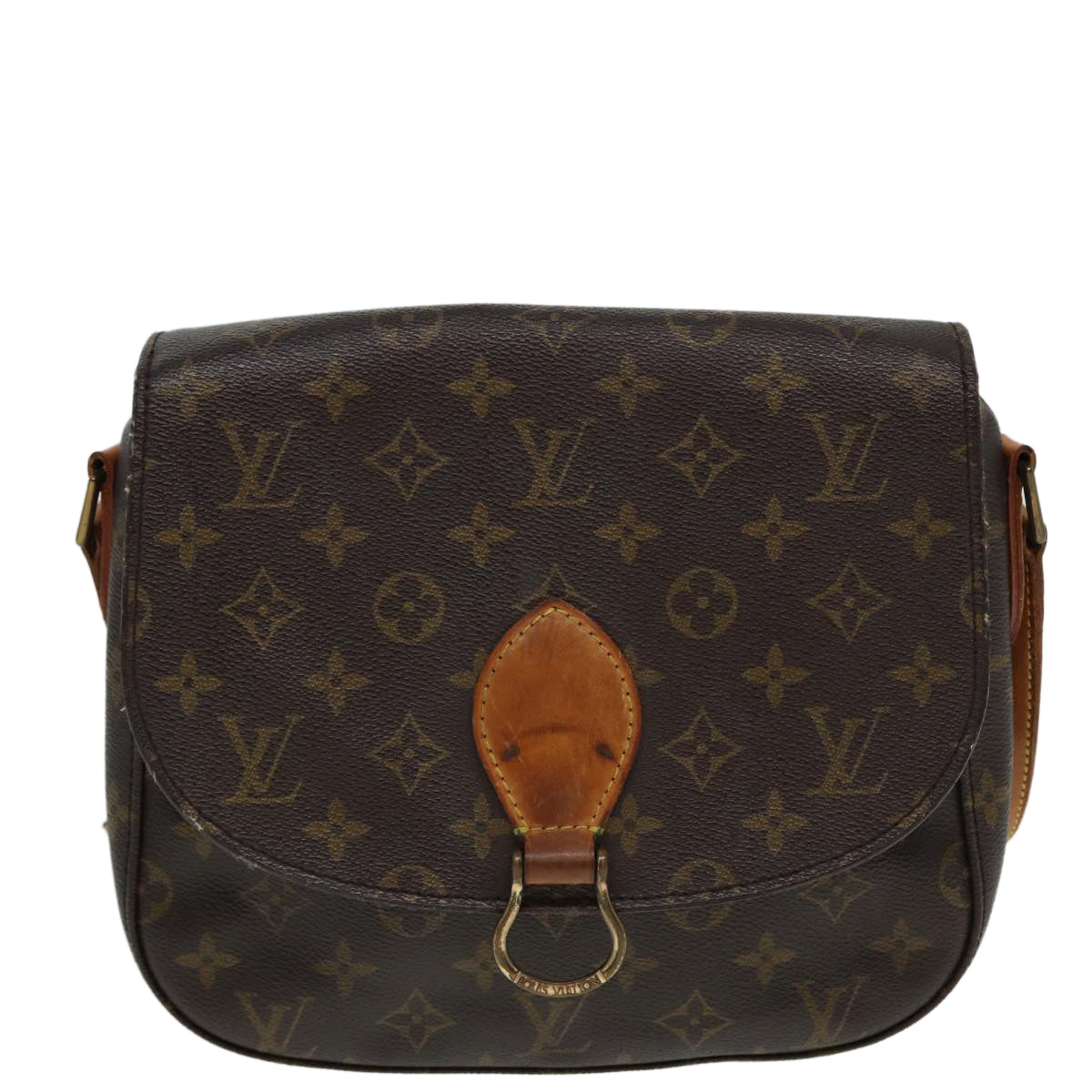 LOUIS VUITTON Monogram Saint Cloud GM Shoulder Bag M51242 LV Auth 79199