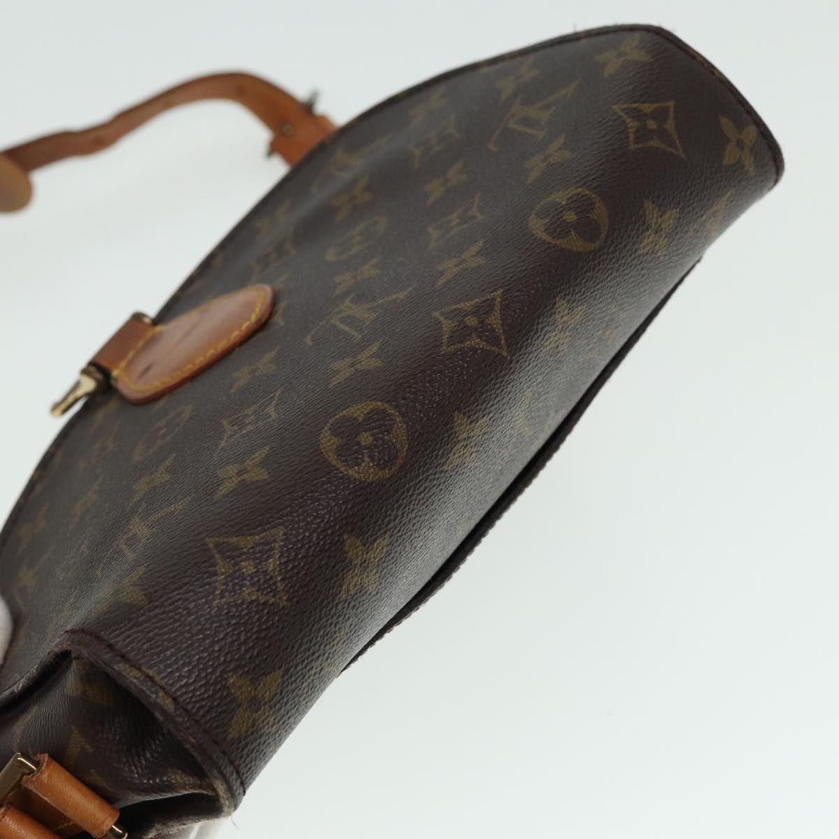 LOUIS VUITTON Monogram Saint Cloud GM Shoulder Bag M51242 LV Auth 79199