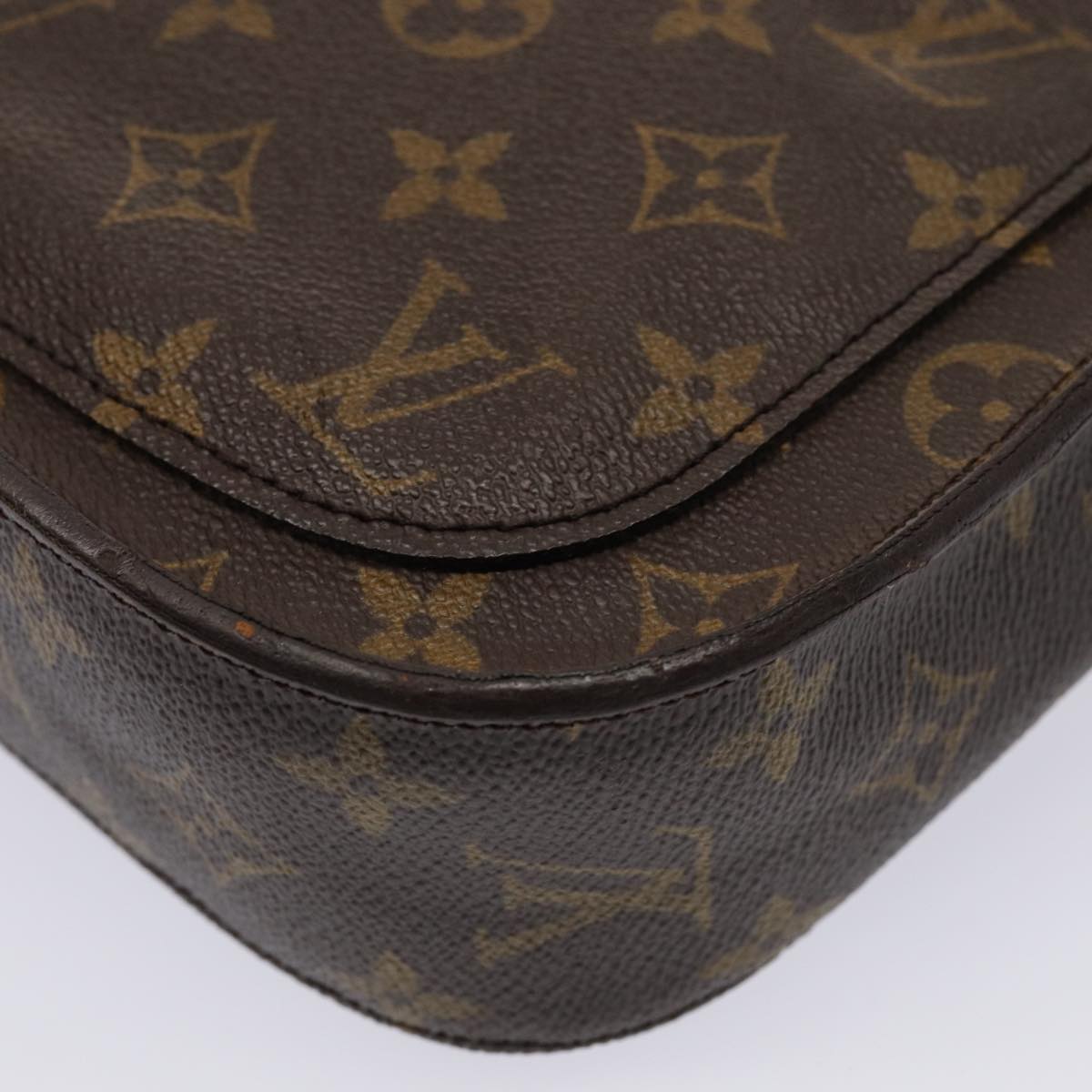 LOUIS VUITTON Monogram Saint Cloud GM Shoulder Bag M51242 LV Auth 79200