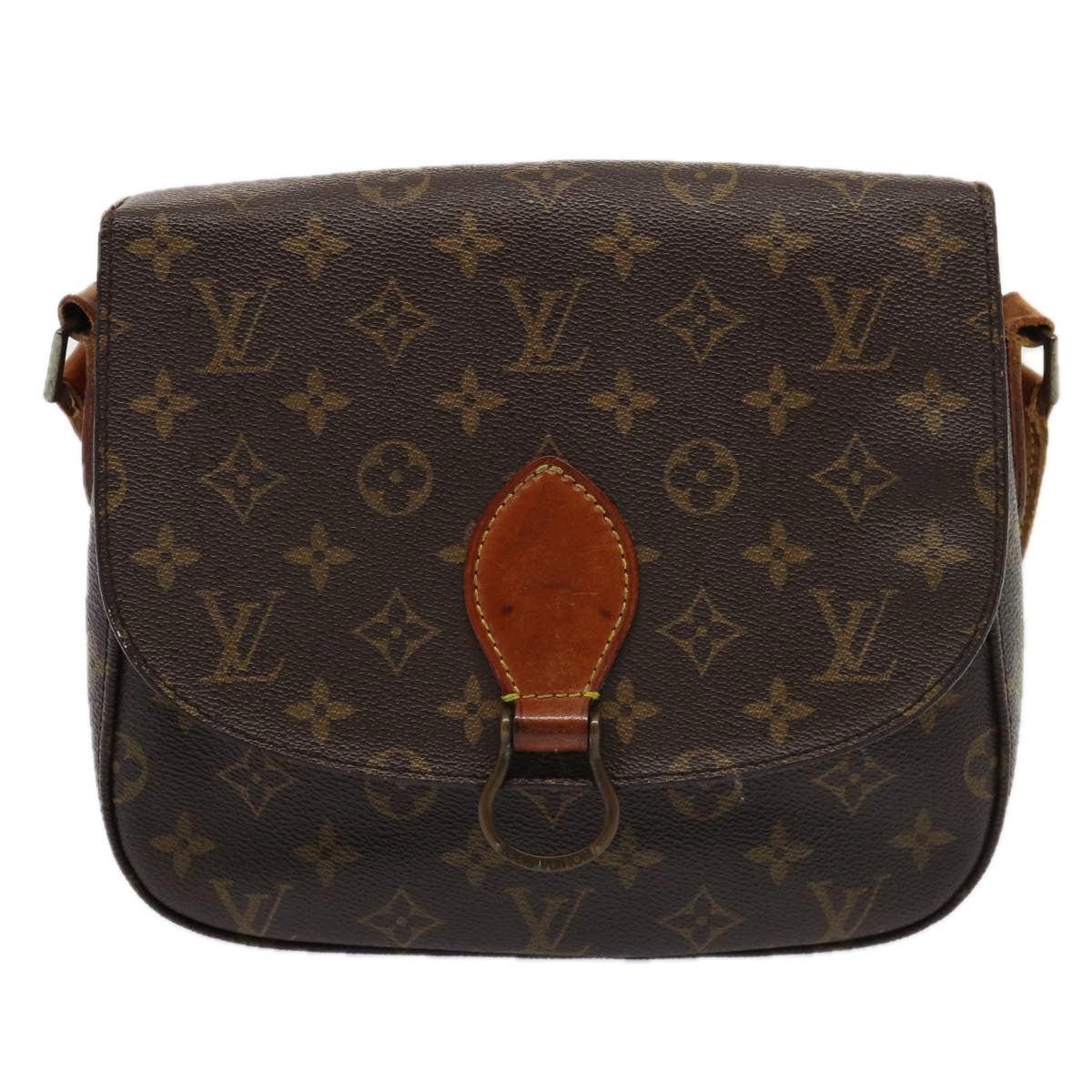 LOUIS VUITTON Monogram Saint Cloud GM Shoulder Bag M51242 LV Auth 79200