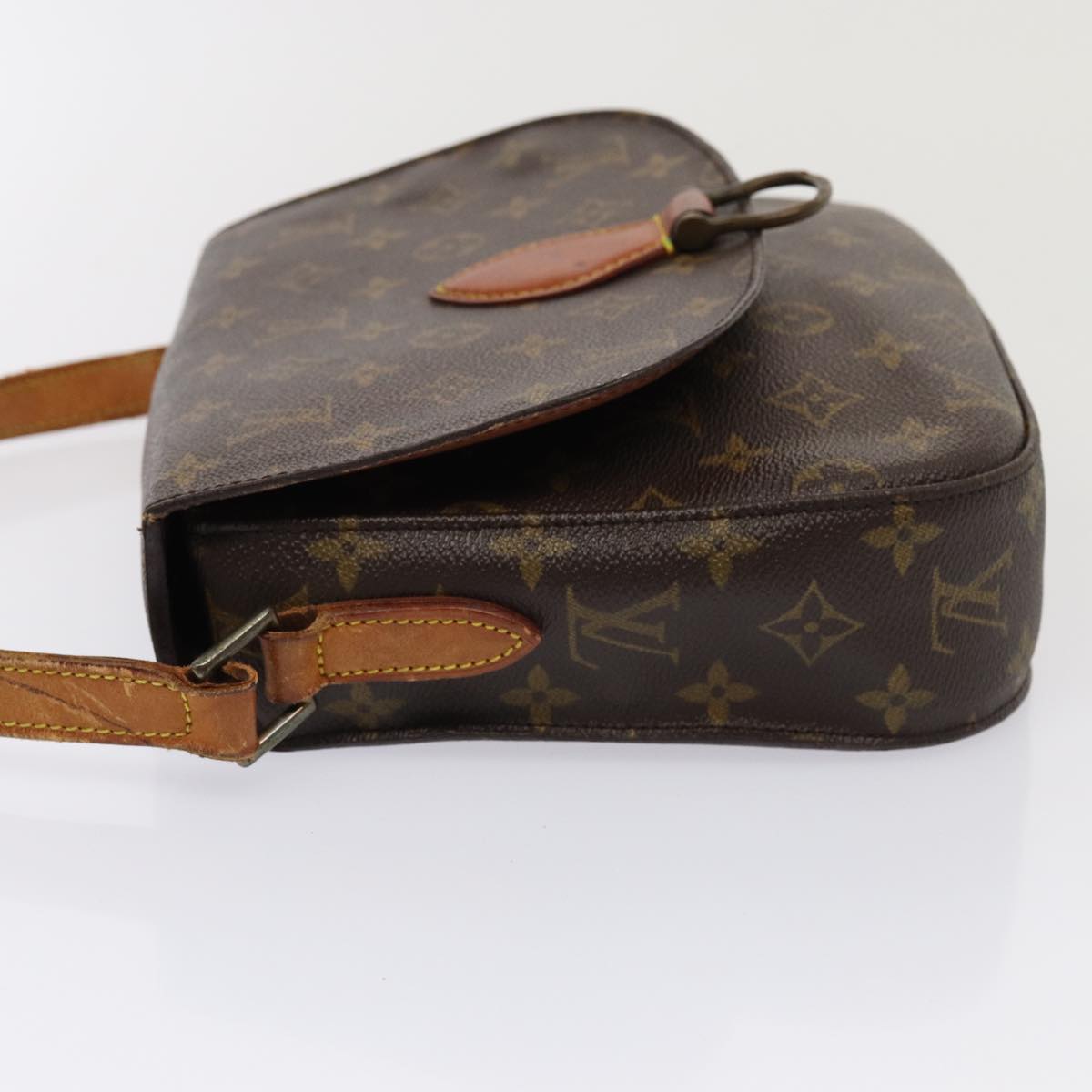 LOUIS VUITTON Monogram Saint Cloud GM Shoulder Bag M51242 LV Auth 79200