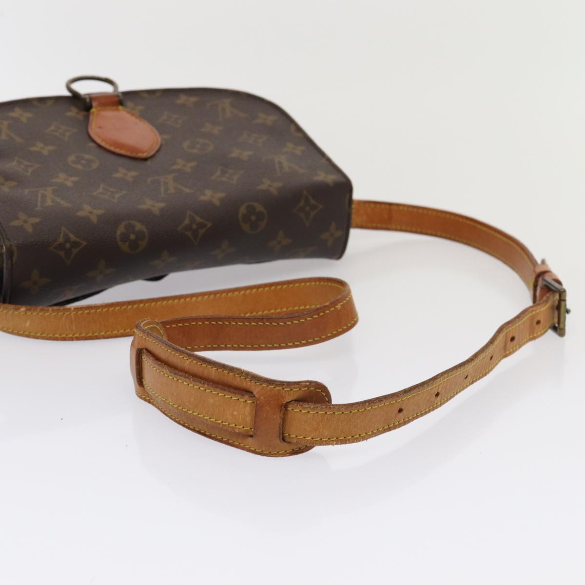 LOUIS VUITTON Monogram Saint Cloud GM Shoulder Bag M51242 LV Auth 79200