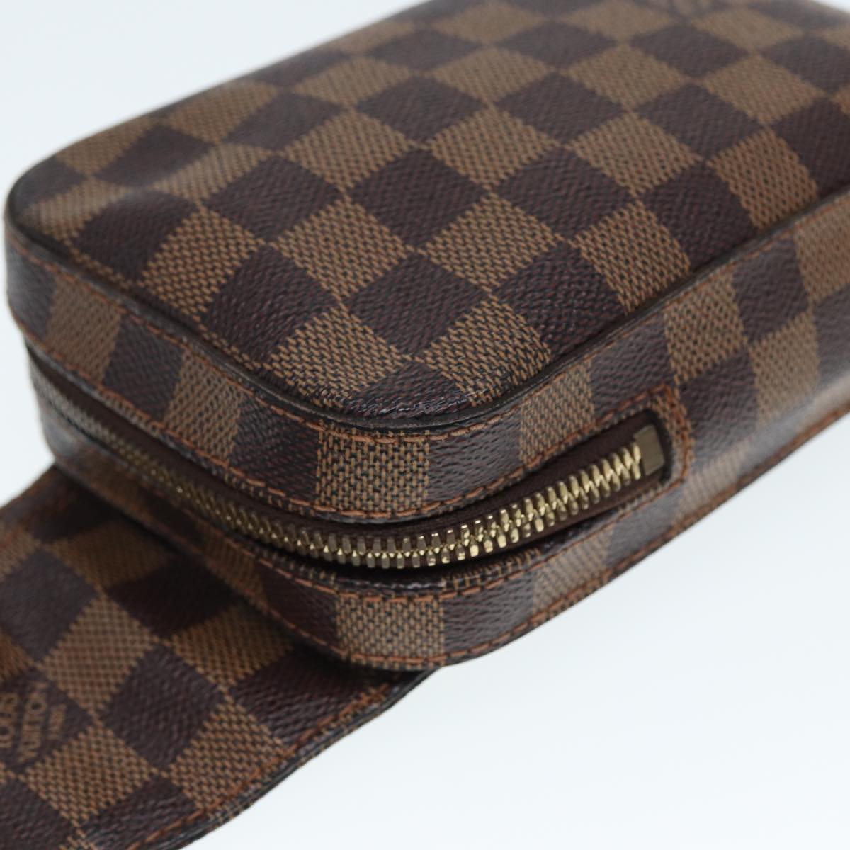 LOUIS VUITTON Damier Ebene Geronimos Shoulder Bag N51994 LV Auth 79202