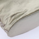 PRADA Hand Bag Nylon Silver Auth 79203-15