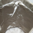 PRADA Hand Bag Nylon Silver Auth 79203-18