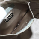 PRADA Hand Bag Nylon Silver Auth 79203-20
