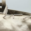 PRADA Hand Bag Nylon Silver Auth 79203-3