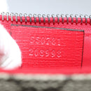 GUCCI GG Supreme Butterfly Clutch Bag PVC Beige 550781 Auth 79205V-11