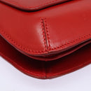 FENDI Hand Bag Leather Red Auth 79213-15