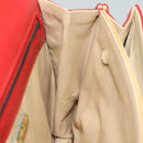 FENDI Hand Bag Leather Red Auth 79213-23