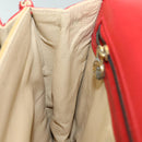 FENDI Hand Bag Leather Red Auth 79213-24