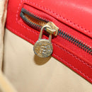 FENDI Hand Bag Leather Red Auth 79213-25