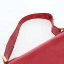 FENDI Hand Bag Leather Red Auth 79213-8