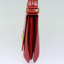 FENDI Hand Bag Leather Red Auth 79213-4