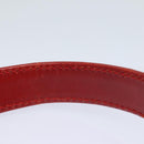 FENDI Hand Bag Leather Red Auth 79213-14