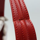FENDI Hand Bag Leather Red Auth 79213-8