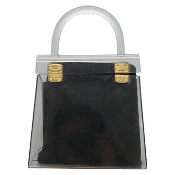 Salvatore Ferragamo Gancini Hand Bag plastic Clear Auth 79216 - 0