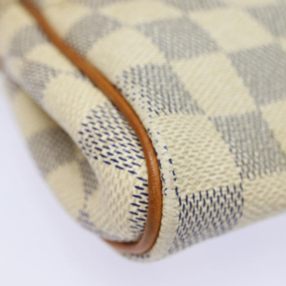 LOUIS VUITTON Damier Azur Eva Shoulder Bag 2way N55214 LV Auth 79224