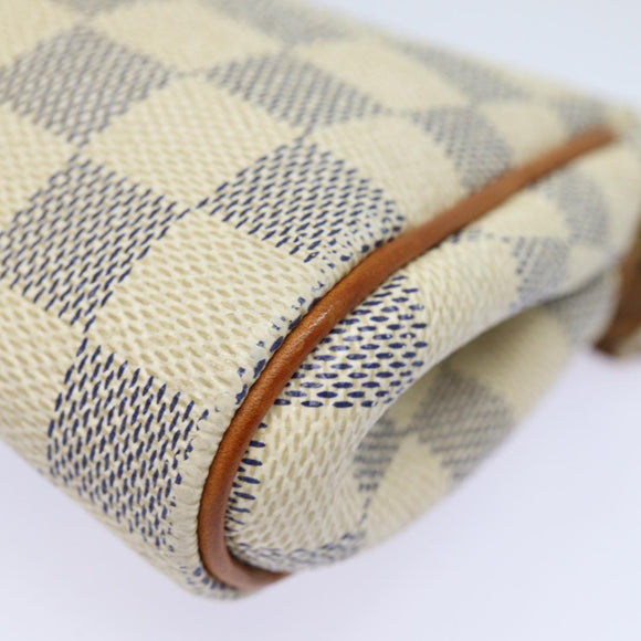 LOUIS VUITTON Damier Azur Eva Shoulder Bag 2way N55214 LV Auth 79224