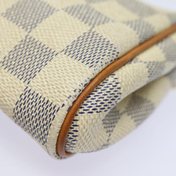 LOUIS VUITTON Damier Azur Eva Shoulder Bag 2way N55214 LV Auth 79224