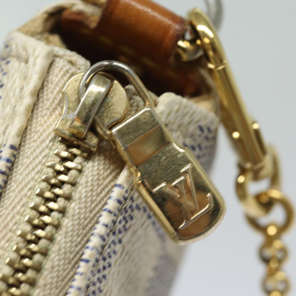 LOUIS VUITTON Damier Azur Eva Shoulder Bag 2way N55214 LV Auth 79224