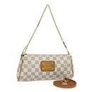 LOUIS VUITTON Damier Azur Eva Shoulder Bag 2way N55214 LV Auth 79224-1