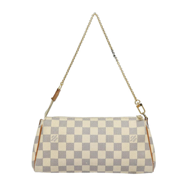 LOUIS VUITTON Damier Azur Eva Shoulder Bag 2way N55214 LV Auth 79224