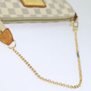 LOUIS VUITTON Damier Azur Eva Shoulder Bag 2way N55214 LV Auth 79224-7