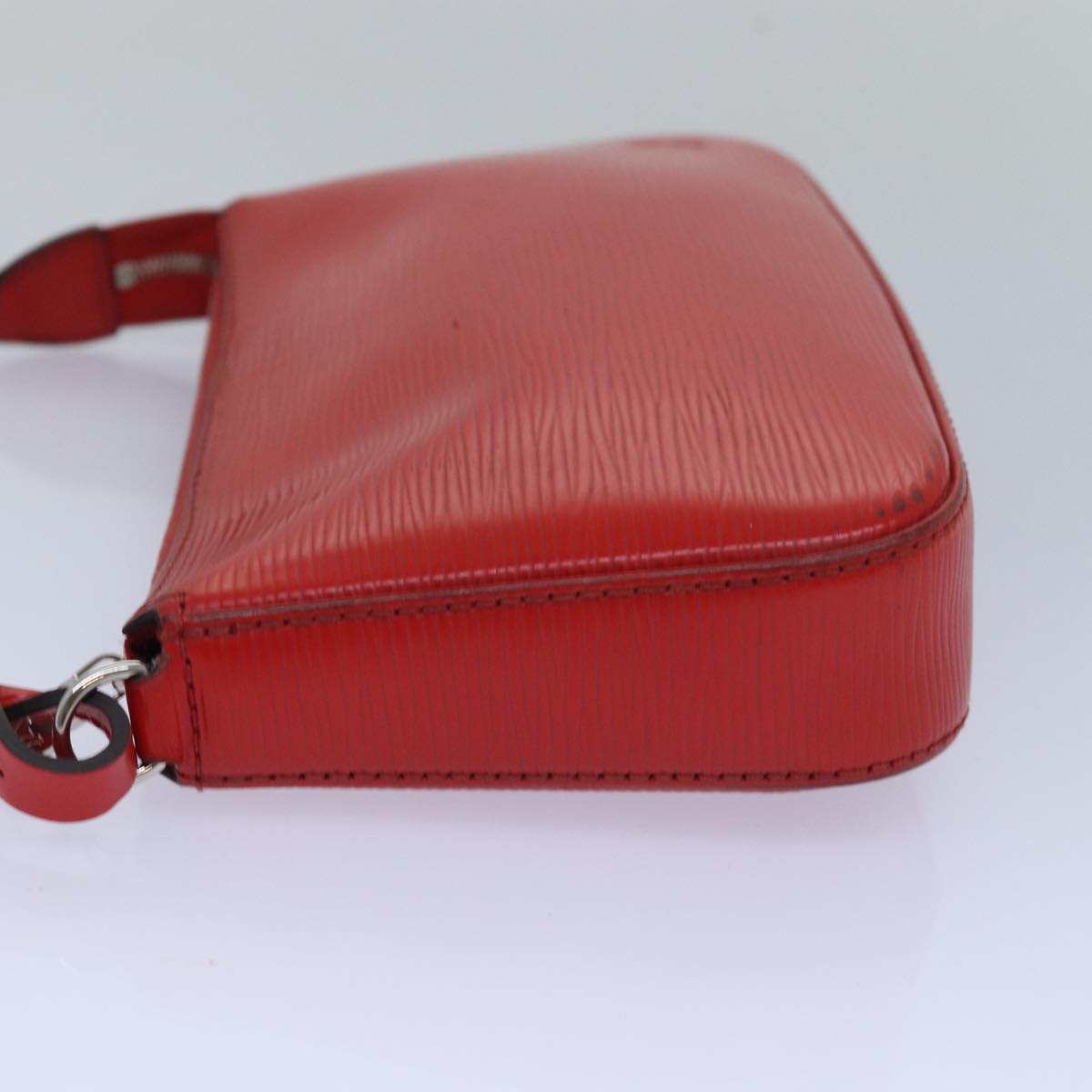 LOUIS VUITTON Epi Pochette Accessoires Pouch Red Car Mine M40776 LV Auth 79225