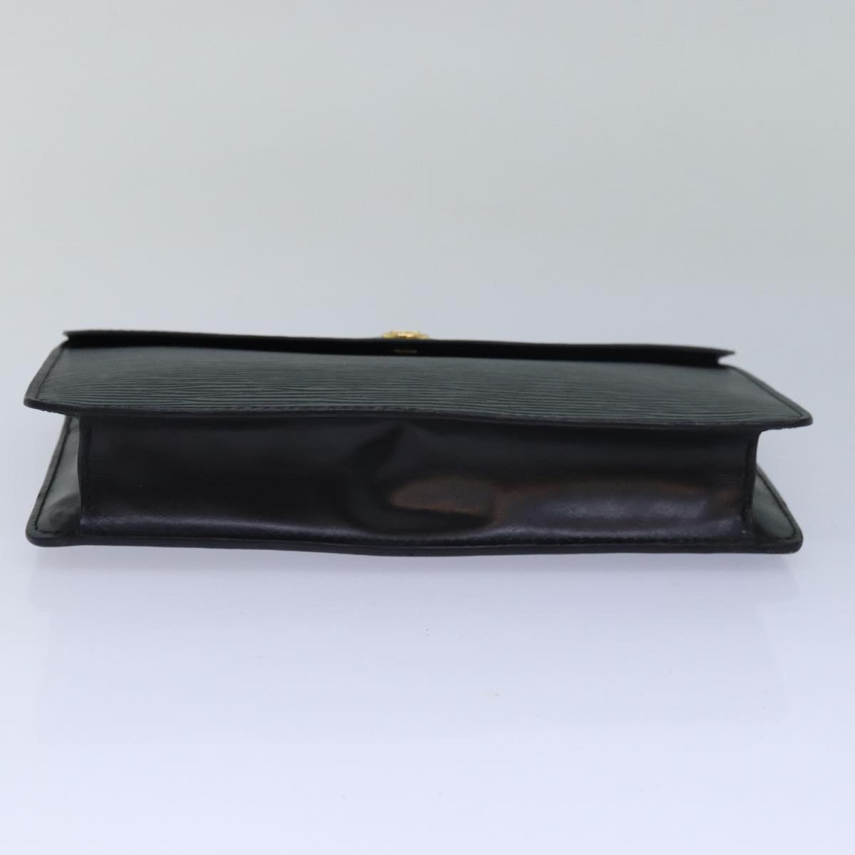 LOUIS VUITTON Epi Montaigne 23 Clutch Bag Black M52662 LV Auth 79228