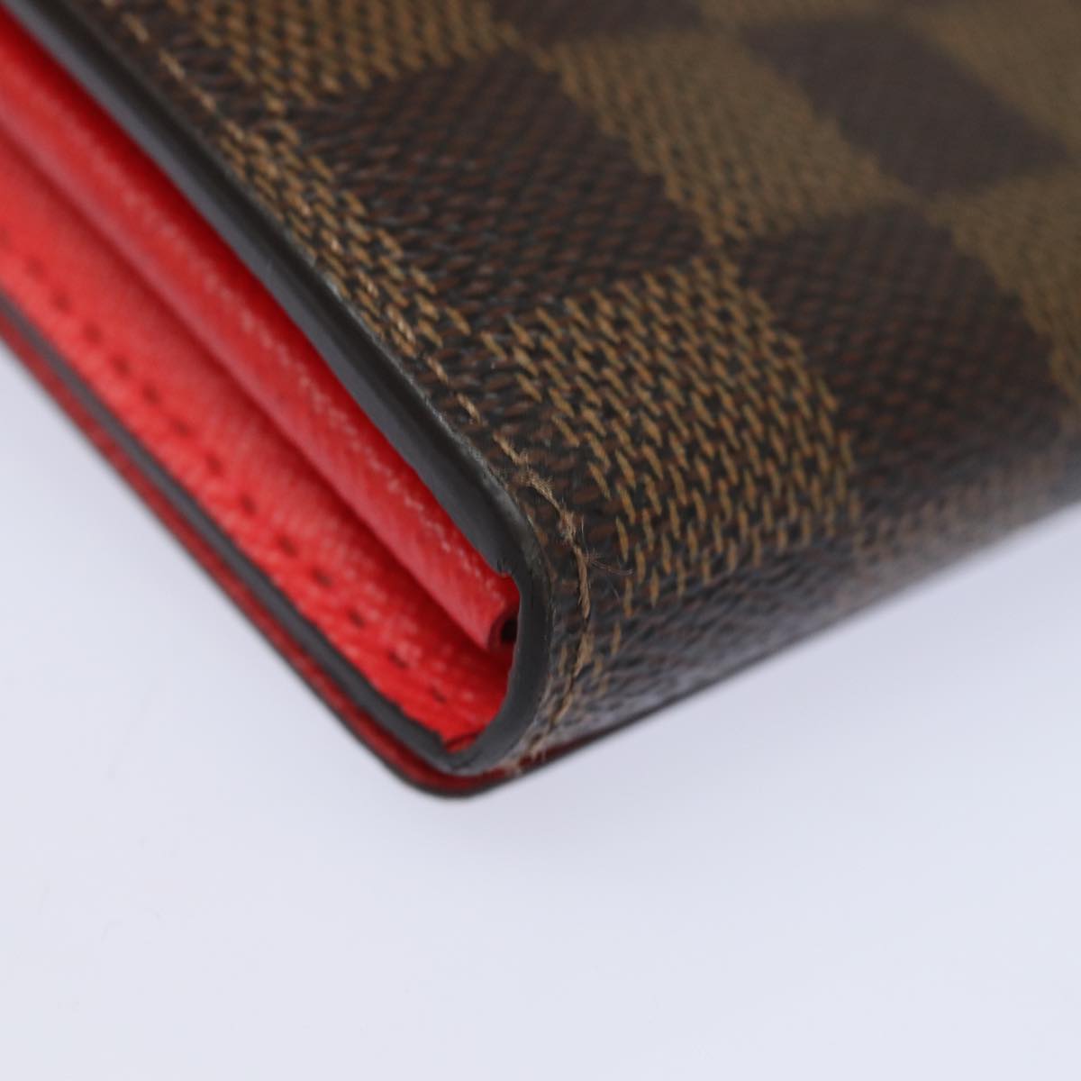 LOUIS VUITTON Damier Ebene Portefeuille Sarah Long Wallet N60491 LV Auth 79229