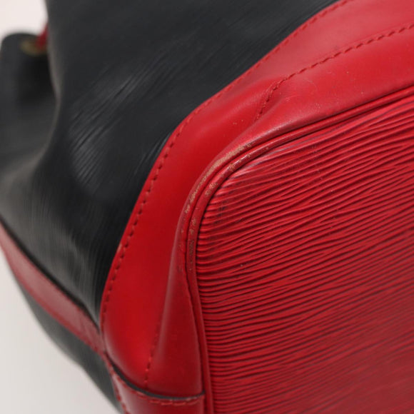 LOUIS VUITTON Epi Noe Shoulder Bag By color Black Red M44017 LV Auth 79238