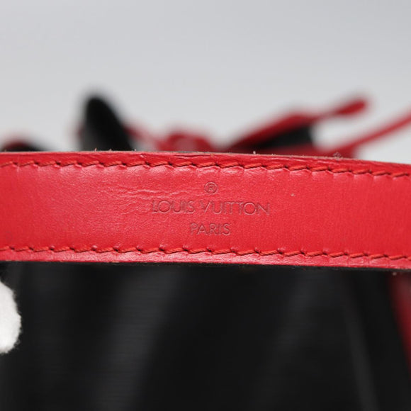 LOUIS VUITTON Epi Noe Shoulder Bag By color Black Red M44017 LV Auth 79238