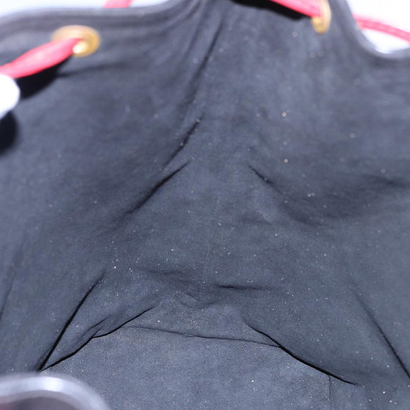 LOUIS VUITTON Epi Noe Shoulder Bag By color Black Red M44017 LV Auth 79238