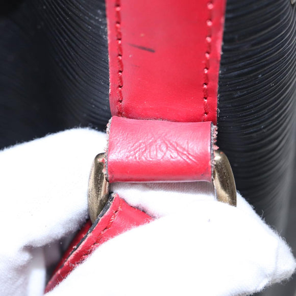 LOUIS VUITTON Epi Noe Shoulder Bag By color Black Red M44017 LV Auth 79238