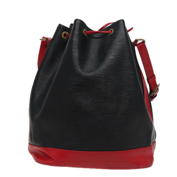 LOUIS VUITTON Epi Noe Shoulder Bag By color Black Red M44017 LV Auth 79238