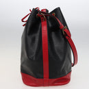 LOUIS VUITTON Epi Noe Shoulder Bag By color Black Red M44017 LV Auth 79238-5