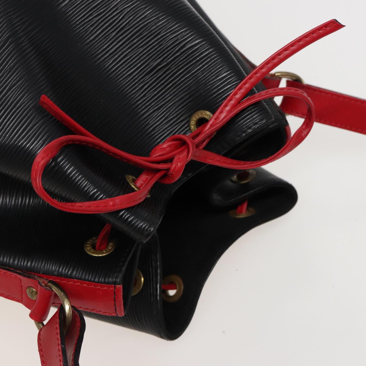 LOUIS VUITTON Epi Noe Shoulder Bag By color Black Red M44017 LV Auth 79238