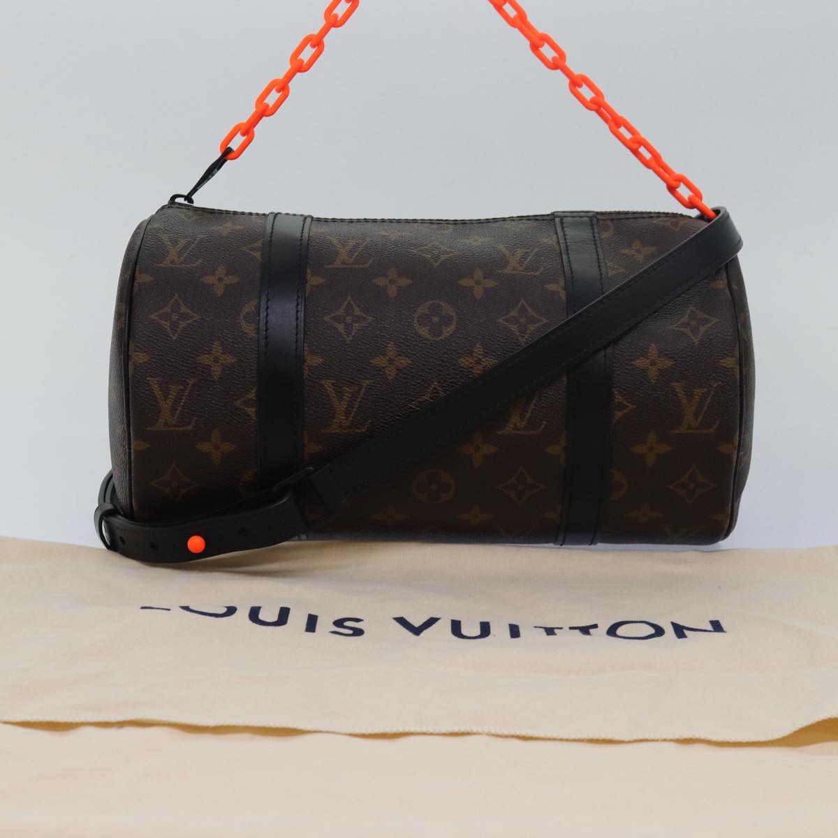 LOUIS VUITTON Monogram Solar Powered Ray Mini Pollution Bag M44479 Auth 79245SA