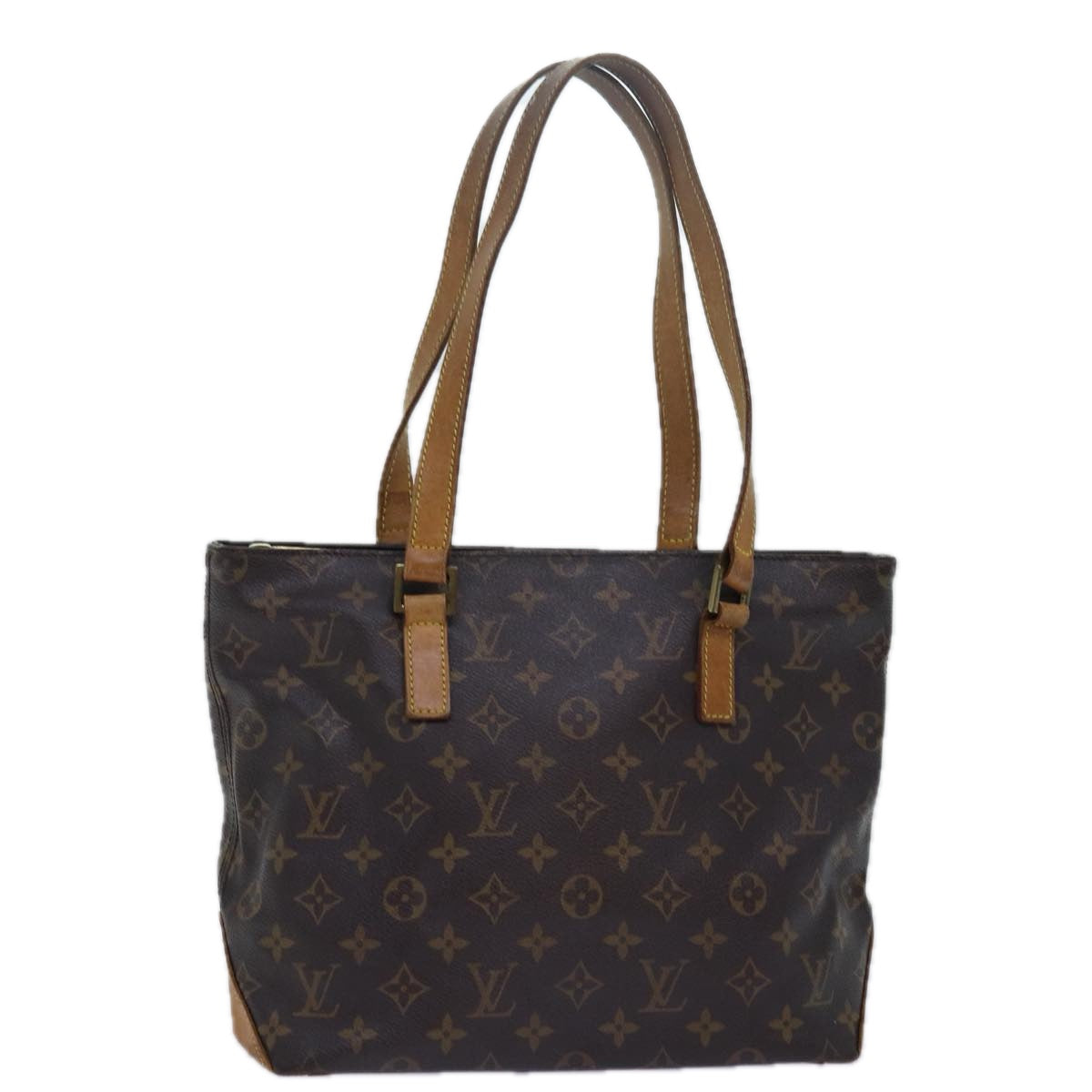 LOUIS VUITTON Monogram Cabas Piano Tote Bag M51148 LV Auth 79261