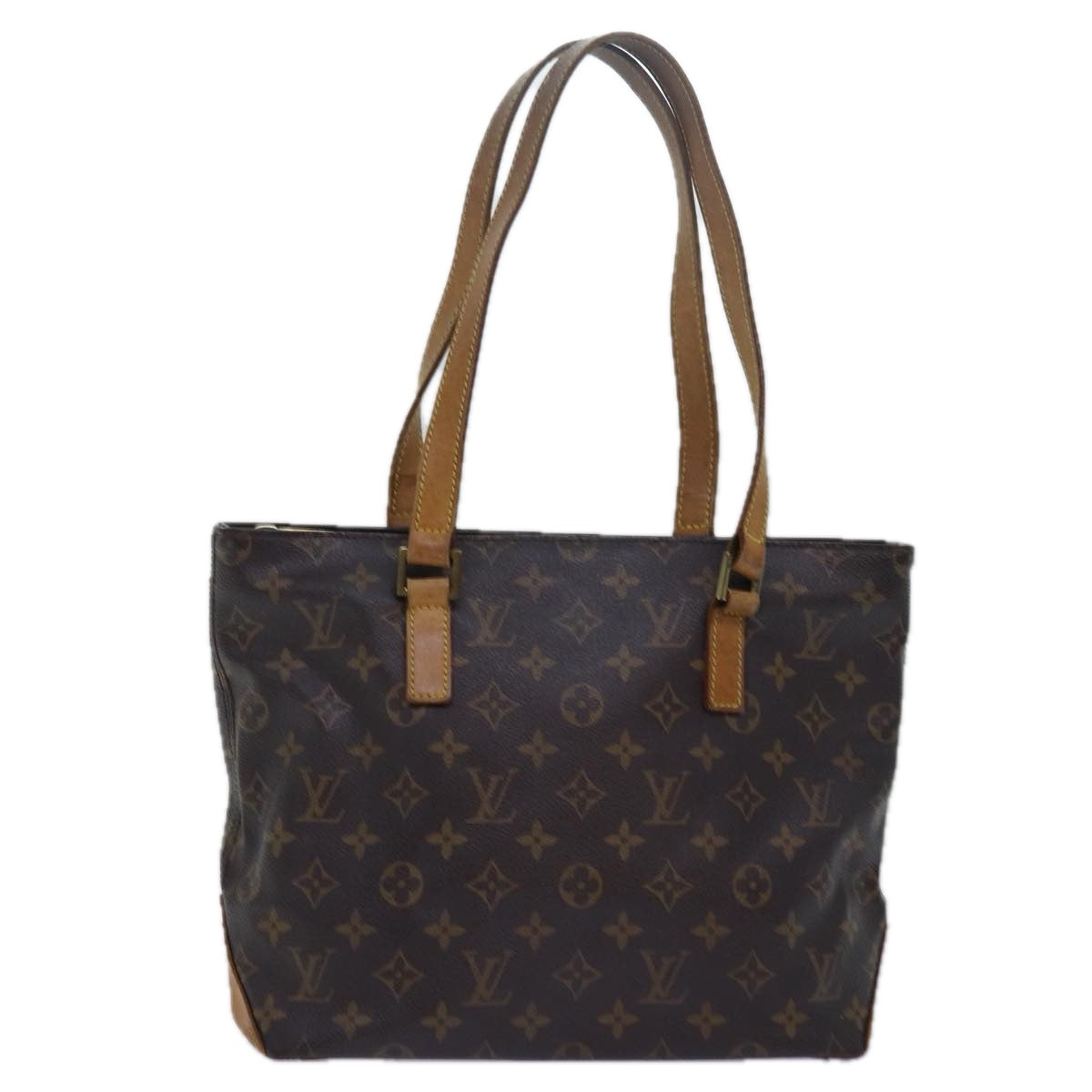 LOUIS VUITTON Monogram Cabas Piano Tote Bag M51148 LV Auth 79261