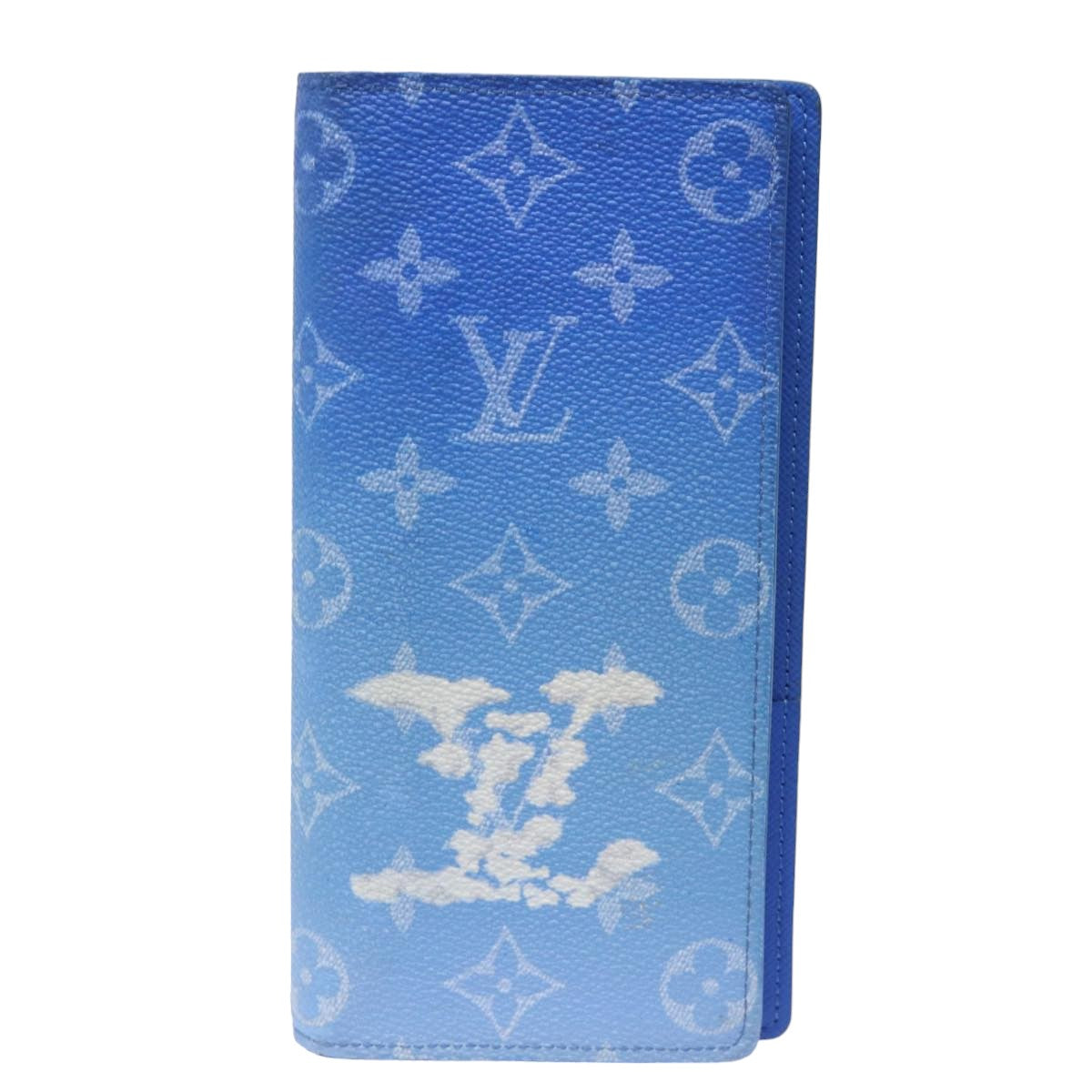 LOUIS VUITTON Monogram Clouds Portefeuille Braza Long Wallet M69680 Auth 79275