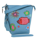 LOUIS VUITTON Monogram Yayoi Kusama Hobo Cruiser Bag Blue M21716 LV Auth 79276SM-1