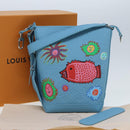 LOUIS VUITTON Monogram Yayoi Kusama Hobo Cruiser Bag Blue M21716 LV Auth 79276SM-12