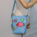 LOUIS VUITTON Monogram Yayoi Kusama Hobo Cruiser Bag Blue M21716 LV Auth 79276SM-30