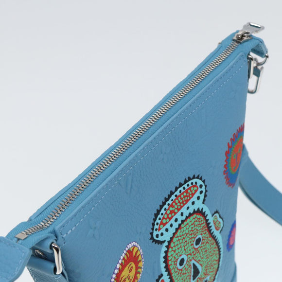 LOUIS VUITTON Monogram Yayoi Kusama Hobo Cruiser Bag Blue M21716 LV Auth 79276SM